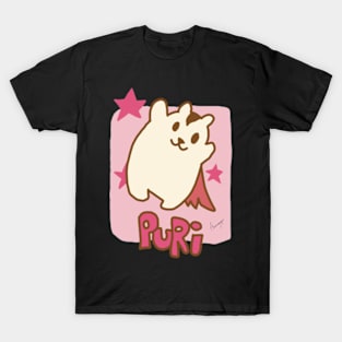 Oshi no Ko or My Star Idol's Child Anime and Manga Characters Aqua Hoshino T-Shirt Design Puri the Cute Fat Cat in Episode 7 T-Shirt